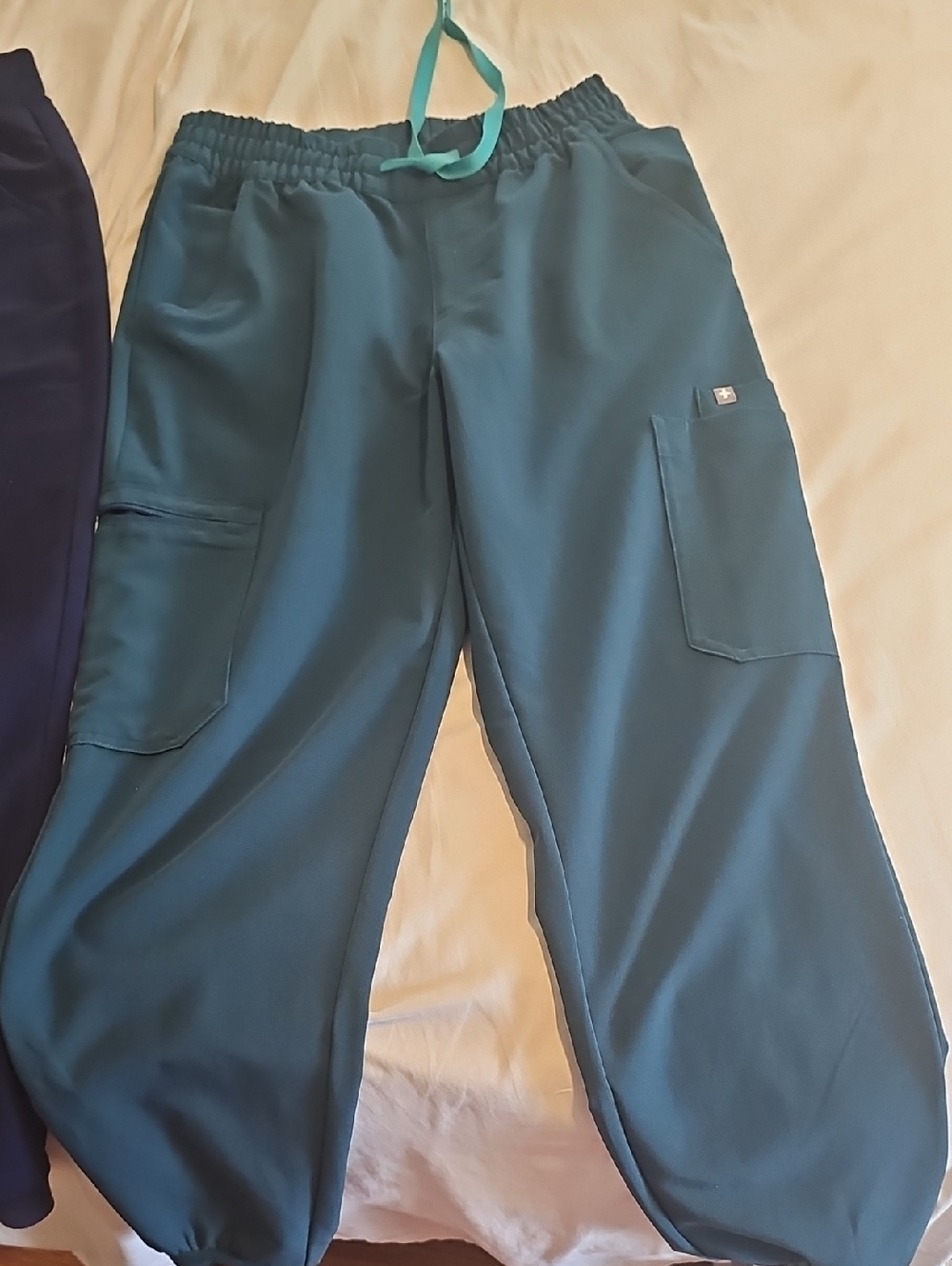 Figs Carribean Blue Uman High Waisted Jogger Scrubs. size small- regular. - Picture 6 of 6